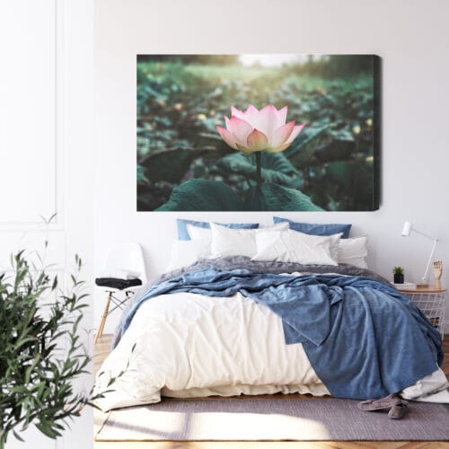 Obraz na płótnie Natura Kwiat lotosu Premium Canvas - obrazek 3