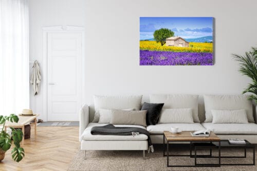 Obraz na płótnie Natura Lawenda i słoneczniki Premium Canvas - obrazek 6