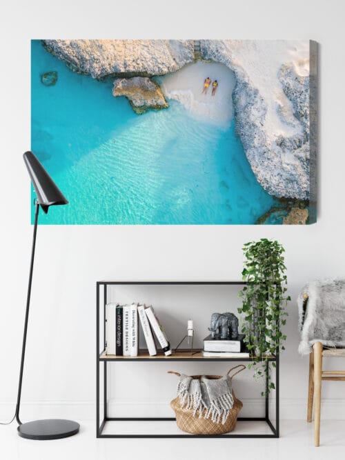 Obraz na płótnie Podróże Plaża z lotu ptaka Premium Canvas - obrazek 9
