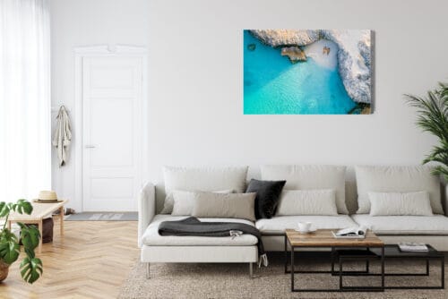 Obraz na płótnie Podróże Plaża z lotu ptaka Premium Canvas - obrazek 6