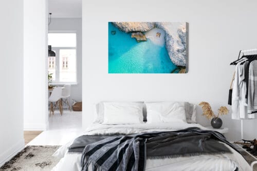 Obraz na płótnie Podróże Plaża z lotu ptaka Premium Canvas - obrazek 7