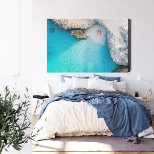 Obraz na płótnie Podróże Plaża z lotu ptaka Premium Canvas - obrazek 3