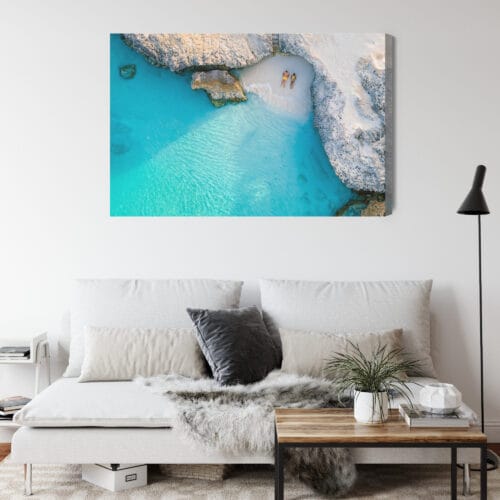 Obraz na płótnie Podróże Plaża z lotu ptaka Premium Canvas - obrazek 4