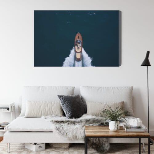 Obraz na płótnie Motoryzacja Luksusowa łódź motorowa Premium Canvas - obrazek 4