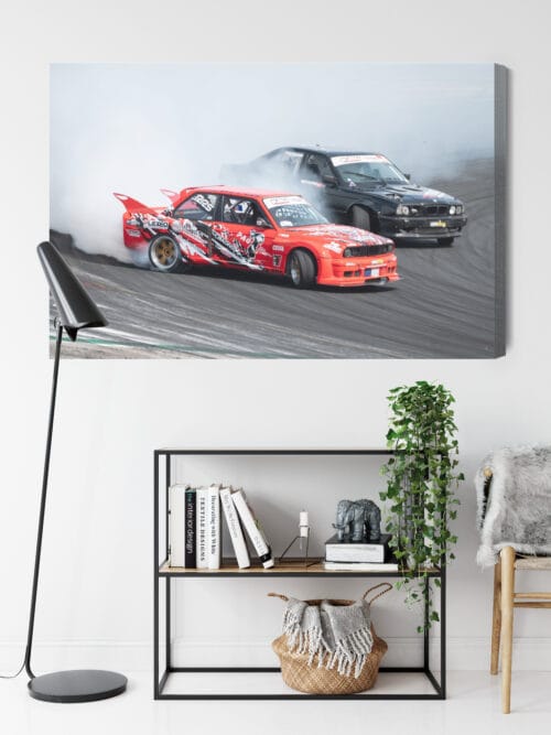 Obraz na płótnie Motoryzacja Wyścigowe driftowanie Premium Canvas - obrazek 9