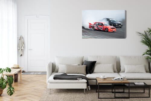 Obraz na płótnie Motoryzacja Wyścigowe driftowanie Premium Canvas - obrazek 6