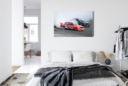 Obraz na płótnie Motoryzacja Wyścigowe driftowanie Premium Canvas - obrazek 7