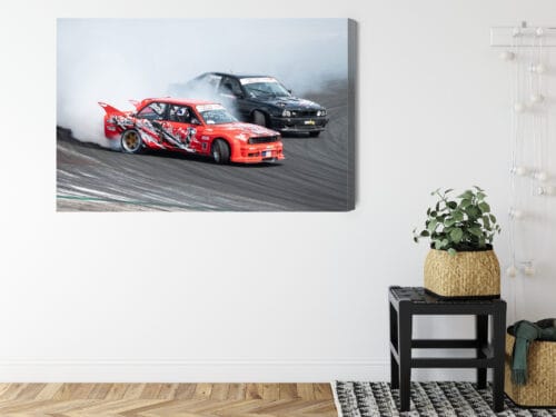 Obraz na płótnie Motoryzacja Wyścigowe driftowanie Premium Canvas - obrazek 8