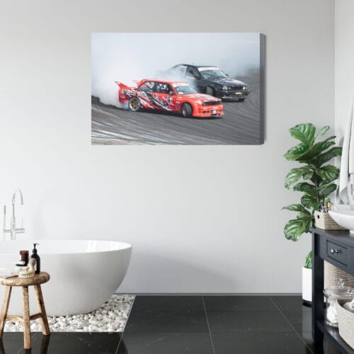 Obraz na płótnie Motoryzacja Wyścigowe driftowanie Premium Canvas - obrazek 5