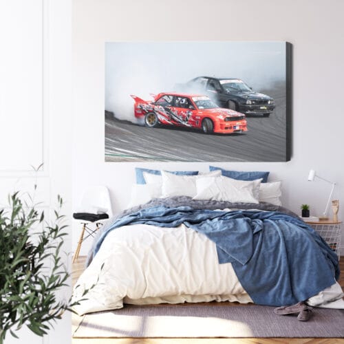 Obraz na płótnie Motoryzacja Wyścigowe driftowanie Premium Canvas - obrazek 3