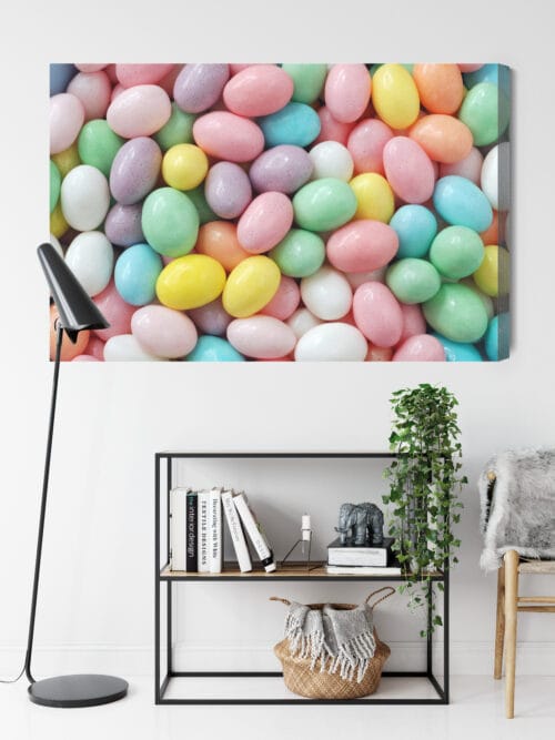 Obraz na płótnie Jedzenie Kolorowe drażetki cukierkowe Premium Canvas - obrazek 9