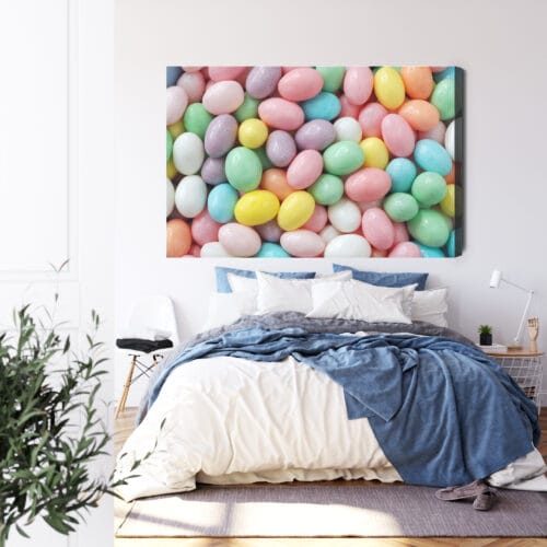 Obraz na płótnie Jedzenie Kolorowe drażetki cukierkowe Premium Canvas - obrazek 3