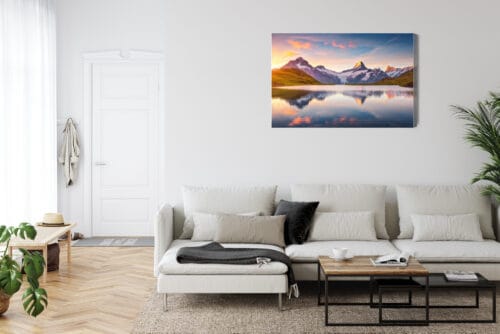 Obraz na płótnie Natura Górskie jezioro Premium Canvas - obrazek 6