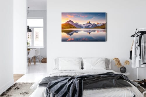 Obraz na płótnie Natura Górskie jezioro Premium Canvas - obrazek 7
