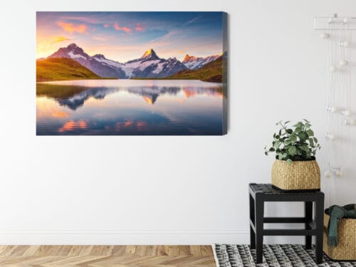 Obraz na płótnie Natura Górskie jezioro Premium Canvas - obrazek 8
