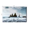 Obraz na płótnie Natura skały w oceanie przy Reynisfjara Premium Canvas