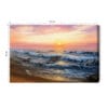 Obraz na płótnie Natura Morskie fale Premium Canvas