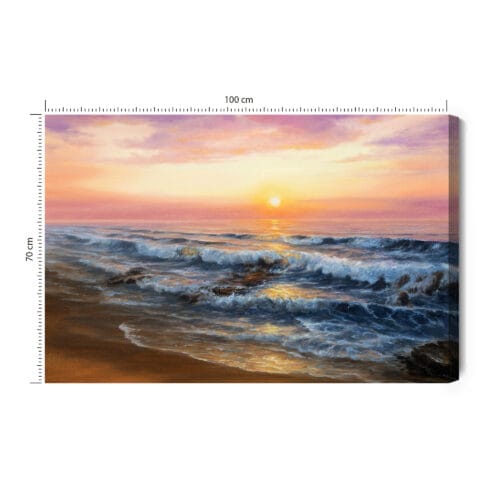 Obraz na płótnie Natura Morskie fale Premium Canvas