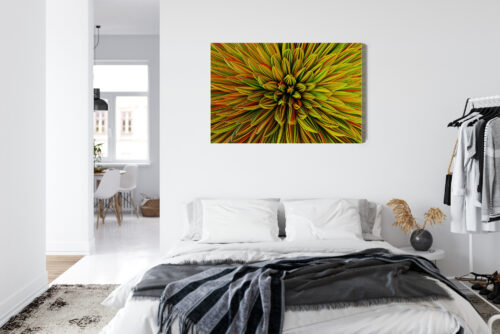 Obraz na płótnie Kwiat Abstrakcja Kolorowe płatki  Premium Canvas - obrazek 7