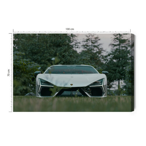 Obraz na płótnie Lamborghini Przód Samochód sportowy  Premium Canvas