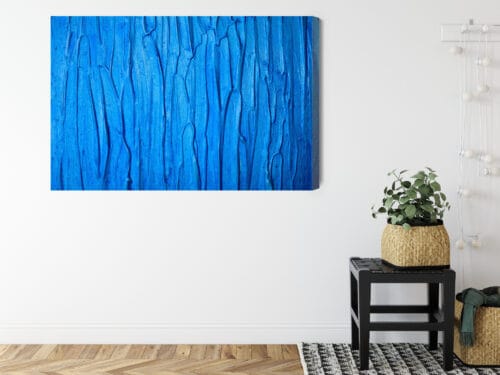 Obraz na płótnie Abstrakcja Niebieska tekstura Premium Canvas - obrazek 8
