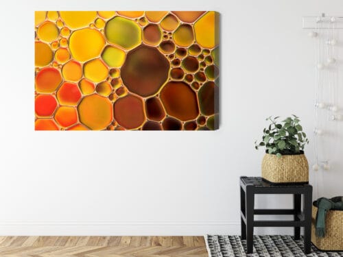 Obraz na płótnie Abstrakcja Kolorowe bąbelki Premium Canvas - obrazek 8