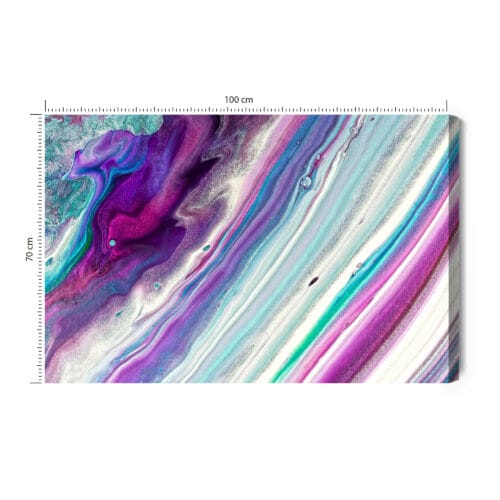 Obraz na płótnie Abstrakcja Fioletowa fala Premium Canvas
