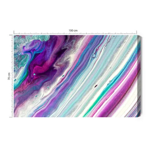 Obraz na płótnie Abstrakcja Fioletowa fala Premium Canvas