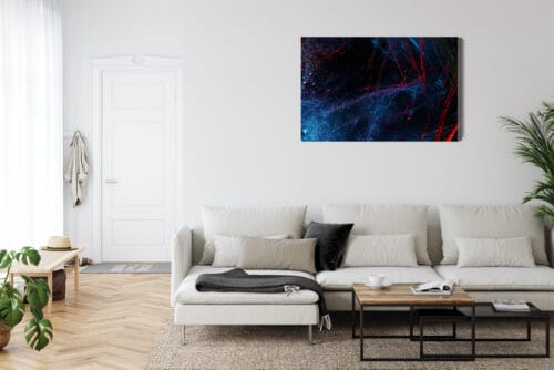 Obraz na płótnie Abstrakcja Sieć światła Premium Canvas - obrazek 6