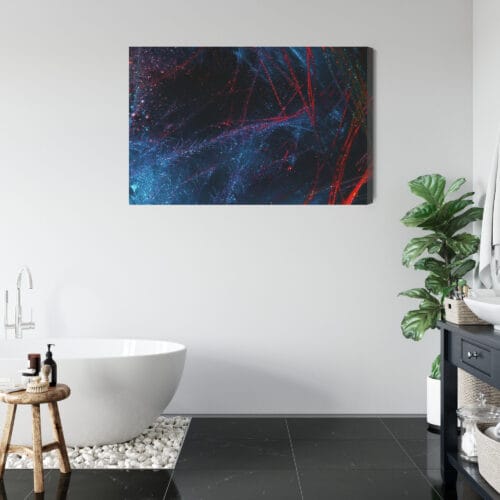 Obraz na płótnie Abstrakcja Sieć światła Premium Canvas - obrazek 5
