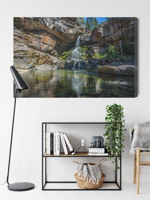 Obraz na płótnie Wodospad Natura Skały  Premium Canvas - obrazek 9