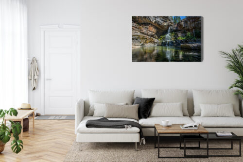 Obraz na płótnie Wodospad Natura Skały  Premium Canvas - obrazek 6