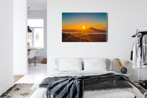 Obraz na płótnie Góra Fotografia Fuji o zachodzie  Premium Canvas - obrazek 7