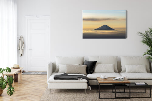 Obraz na płótnie Góra Fotografia Fuji o świcie  Premium Canvas - obrazek 6