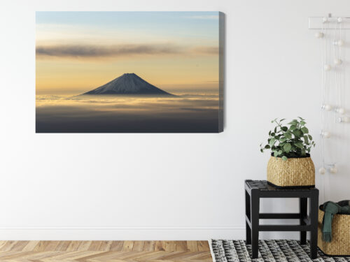 Obraz na płótnie Góra Fotografia Fuji o świcie  Premium Canvas - obrazek 8