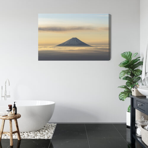 Obraz na płótnie Góra Fotografia Fuji o świcie  Premium Canvas - obrazek 5
