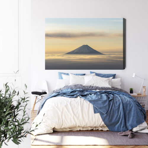 Obraz na płótnie Góra Fotografia Fuji o świcie  Premium Canvas - obrazek 3