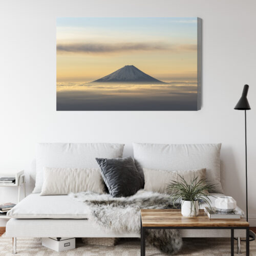 Obraz na płótnie Góra Fotografia Fuji o świcie  Premium Canvas - obrazek 4