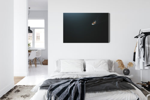 Obraz na płótnie Łódź Minimalizm Spokojna woda  Premium Canvas - obrazek 7