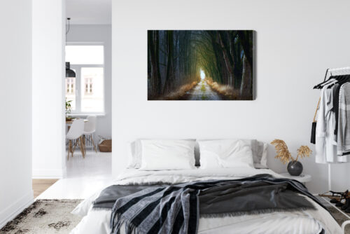 Obraz na płótnie Las Tunel Perspektywa drogi  Premium Canvas - obrazek 7
