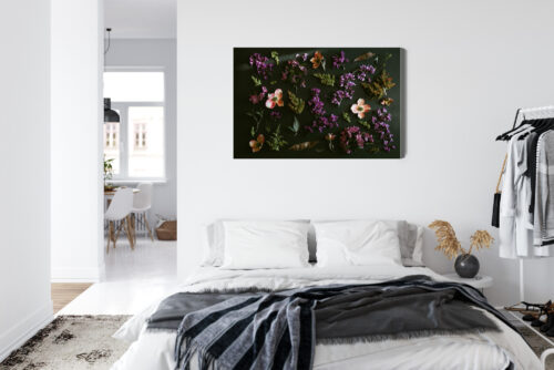 Obraz na płótnie Kwiaty Kompozycja płatków  Premium Canvas - obrazek 7