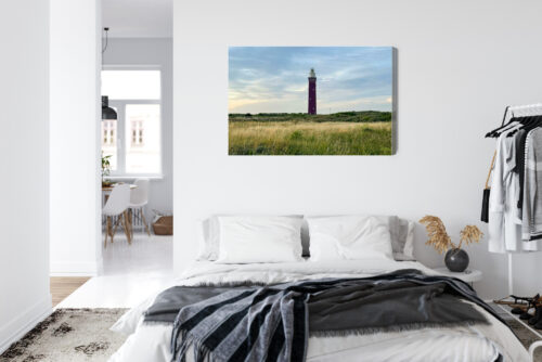 Obraz na płótnie Architektura Czerwona latarnia na wzgórzu Premium Canvas - obrazek 7