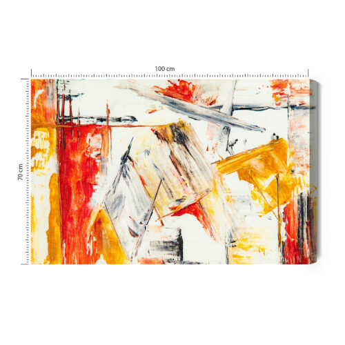 Obraz na płótnie Abstrakcja Ekspresyjny dynamiczny ruch  Premium Canvas