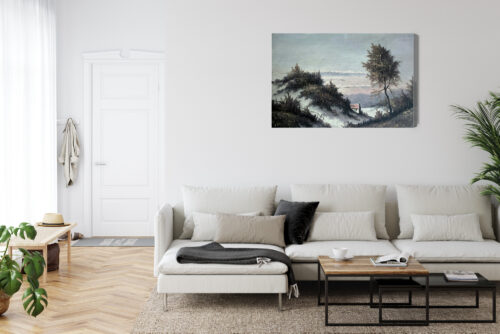 Obraz na płótnie Krajobraz Klasyczny Górska dolina  Premium Canvas - obrazek 6