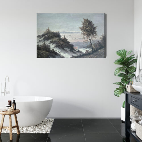 Obraz na płótnie Krajobraz Klasyczny Górska dolina  Premium Canvas - obrazek 5