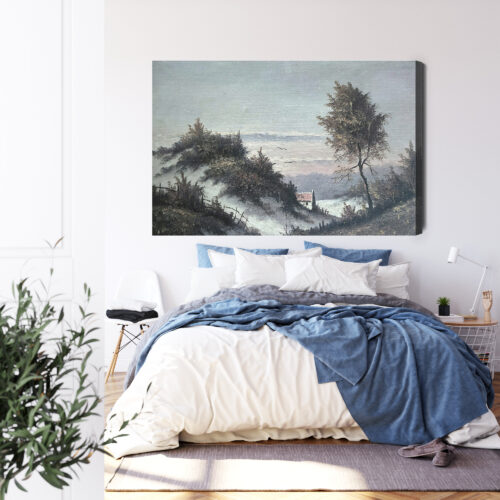 Obraz na płótnie Krajobraz Klasyczny Górska dolina  Premium Canvas - obrazek 3