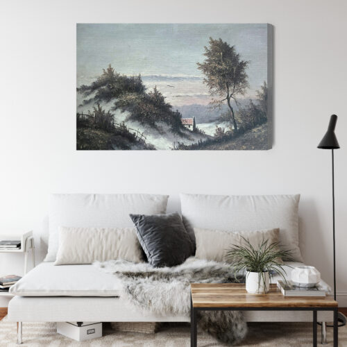 Obraz na płótnie Krajobraz Klasyczny Górska dolina  Premium Canvas - obrazek 4