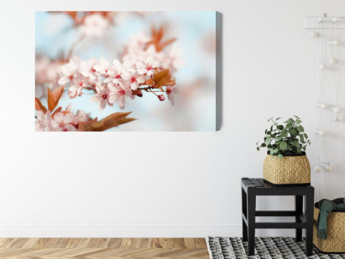 Obraz na płótnie Kwiaty Fotografia Kwiat wiśni  Premium Canvas - obrazek 8