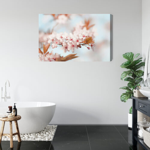 Obraz na płótnie Kwiaty Fotografia Kwiat wiśni  Premium Canvas - obrazek 5