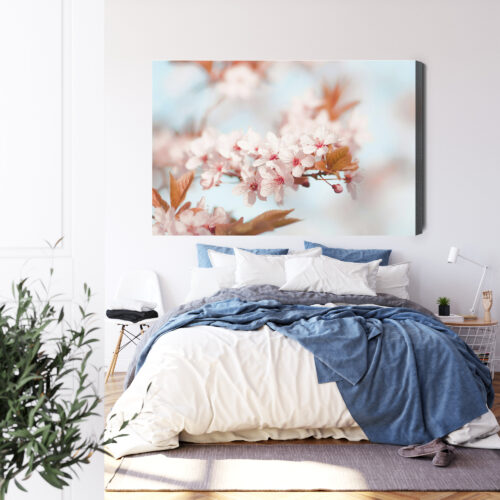 Obraz na płótnie Kwiaty Fotografia Kwiat wiśni  Premium Canvas - obrazek 3